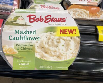 Parmesan & Chives Mashed Cauliflower, Parmesan & Chives