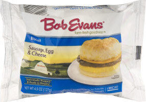 Bob Evans, Sausage, Egg & Cheese Biscuit Sandwich
