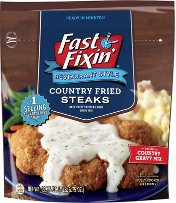 Fast Fixin' Restaurant Style Country Fried Steaks, 22.75 Oz
