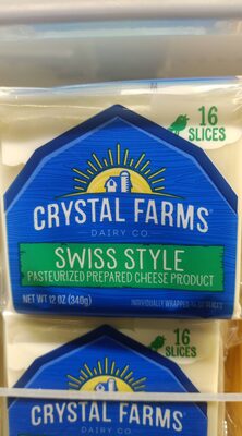Crystal Farms, Swiss Style Cheese