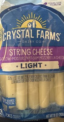 Light Mozzarella Low-Moisture Part-Skim String Cheese, Light Mozzarella