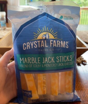 Marble Jack A Blend Of Colby & Monterey Jack Cheeses Sticks, Marble Jack