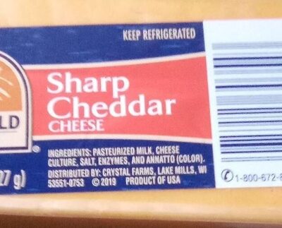 Sharp Cheddar Cheese, Sharp Cheddar