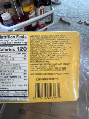 Original Sliced English Muffins, Original
