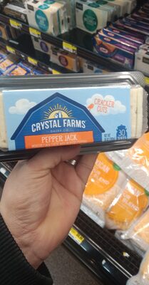 Crystal Farms, Cracker Cuts Pepper Jack Cheese