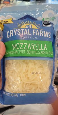 Crystal Farms, Low Moisture Part-Skim Mozzarella Cheese