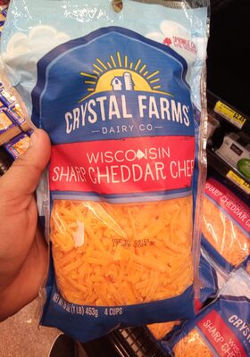 Crystal Farms, Wisconsin Sharp Cheddar Cheese