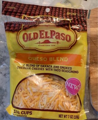 Queso A Blend Of Oaxaca And Smoked Cheddar Cheeses With Taco Seasoning, Queso Blend