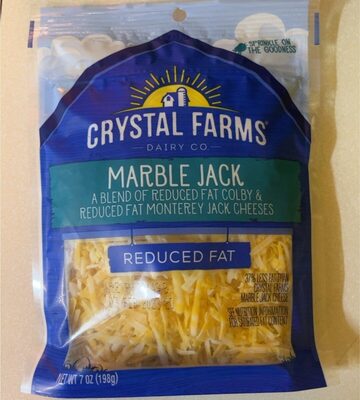 Marble Jack A Blend Of Reduced Fat Colby & Reduced Fat Monterey Jack Cheeses, Marble Jack