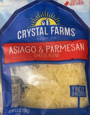 Asiago & Parmesan Cheese Blend, Asiago & Parmesan