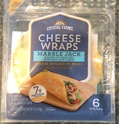 Marble Jack A Blend Of Colby And Monterey Jack Cheese Wraps, Marble Jack
