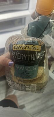 Everything Topped With Sesame Seeds And Poppy Seeds, With Onion And Garlic Baked Inside Bagels, Everything