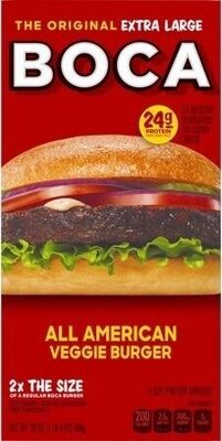 The Original Extra Large All American Veggie Burger