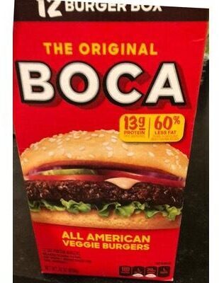 The Original All American Veggie Burgers