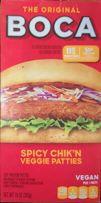 The Original Spicy Chick'N Veggie Patties