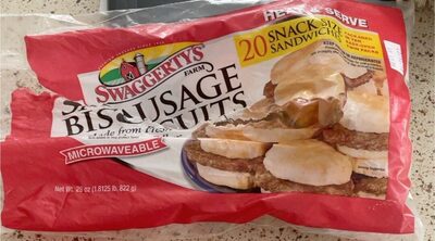 Microwaveable Sausage Biscuits