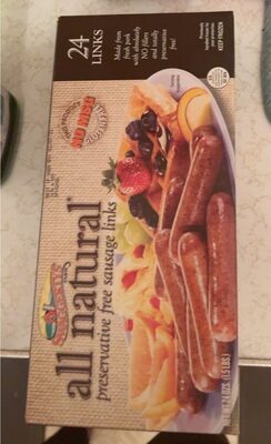 Preservative Free Sausage Links