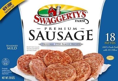 Seasoned Mild Premium Sausage Patties, Seasoned Mild