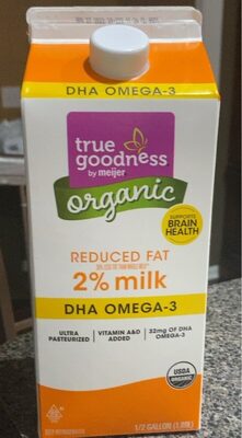 Organic 2% Reduced Fat Milk