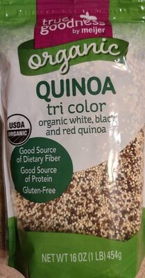 Tri Color Organic White, Black And Red Quinoa, Tri Color