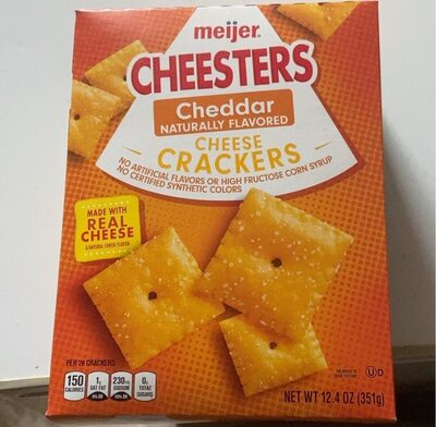 Cheesters Cheddar Cheese Crackers, Cheddar