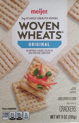 Original Woven Wheats Crackers, Original Woven Wheats