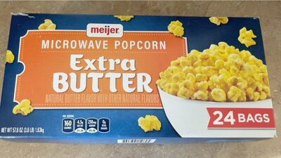 Extra Butter Microwave Popcorn, Extra Butter