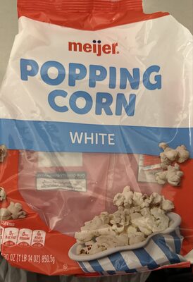 White Popping Corn, White