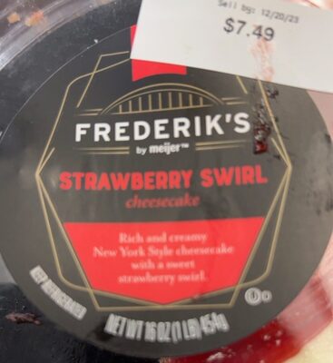Strawberry Swirl Cheesecake, Strawberry Swirl