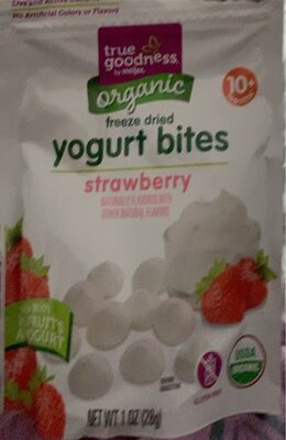 Strawberry Organic Freeze Dried Yogurt Bites, Strawberry