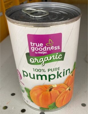 Organic 100% Pure Pumpkin