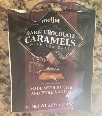 Dark Chocolate Caramels With Sea Salt, Dark Chocolate