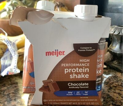 High Performance Protein 30 G Shakes, Chocolate, Chocolate