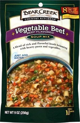 Vegetable Beef Flavored Savory Rich Beef Broth Bursting With A Medley Of Pasta, Rice, Barley, Lentils And Veggies Soup Mix, Vegetable Beef