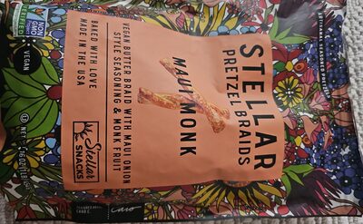 Maui Monk Vegan Butter Braid With Maui Onion Style Seasoning & Monk Fruit Stellar Braids, Maut Monk