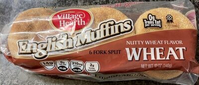 Nutty Wheat Flavor English Muffins, Nutty Wheat