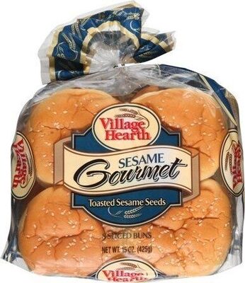 Gourmet Sesame Sliced Buns, Gourmet Sesame
