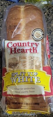 Split Top White Hearty Homestyle Bread, Split Top White