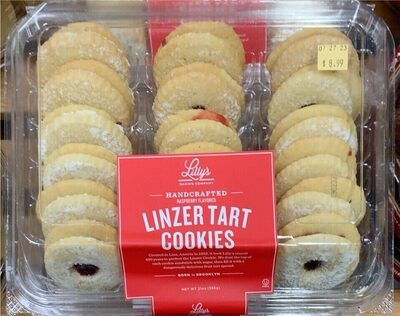 Raspberry Flavored Linzer Tart Cookies, Raspberry