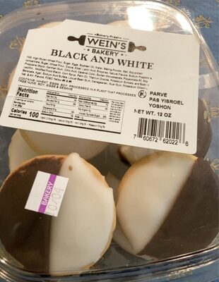 Black And Whites Cookies