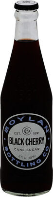 Boylan Bottling Co, Cane Sugar Soda, Black Cherry, Black Cherry