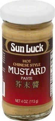 Hot Chinese Style Mustard Paste