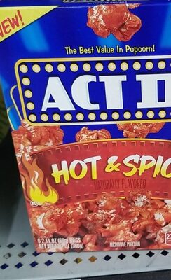 Hot & Spicy Microwave Popcorn, Hot & Spicy