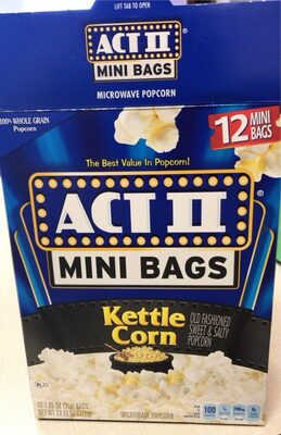 Kettle Corn Old Fashioned Sweet & Salty Microwave Popcorn, Kettle Corn