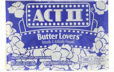 ACT II Butter Lovers Popcorn, 5.159 LB