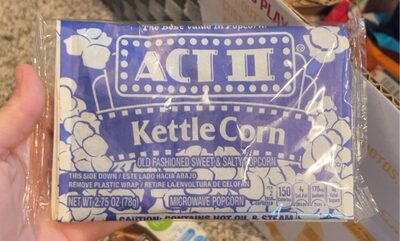 Kettle Corn Old Fashioned Sweet & Salty Microwave Popcorn, Kettle Corn