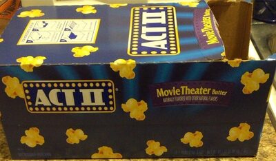 Movie Theater Butter Microwave Popcorn, Movie Theater Butter