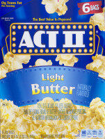 ACT II Light Butter Popcorn, 16.5 OZ