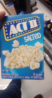 Salted Microwave Popcorn, Salted