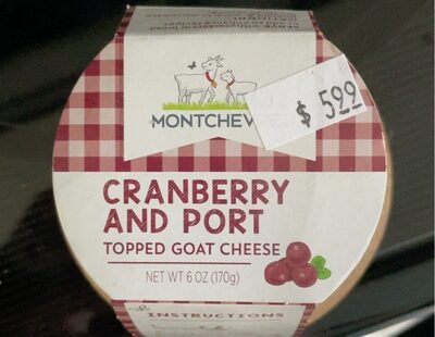 Cranberry And Port Topped Goat Cheese, Cranberry
